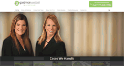 Desktop Screenshot of goldmanwetzel.com